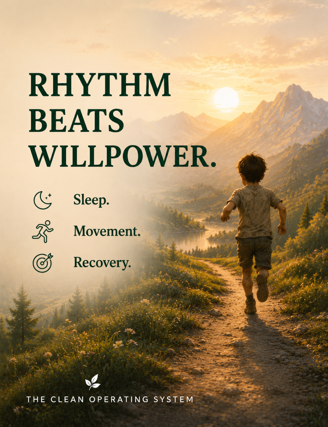 Rhythm beats willpower.